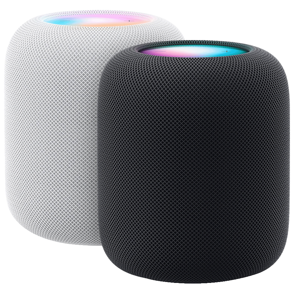 HomePod Apple 2e génération, blanc et minuit